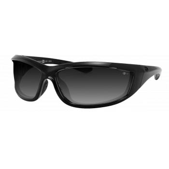 CHARGER SUNGLASS, BLK FRAME, ANTI-FOG SM