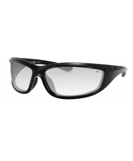 CHARGER SUNGLASS, BLK FRAME, ANTI-FOG CL
