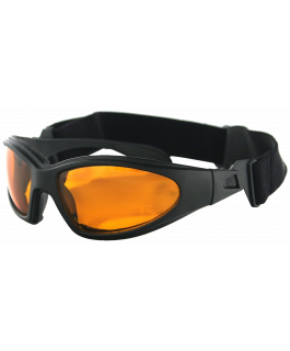 GXR SUNGLASS, BLACK FRAME, ANTI-FOG AMBE