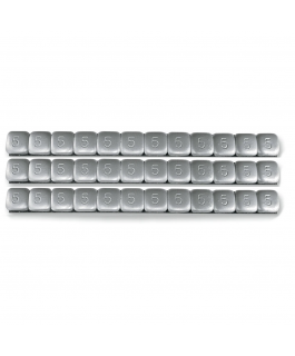 5 GRAM SMALL STEEL STICK-ON SILVER 360PC