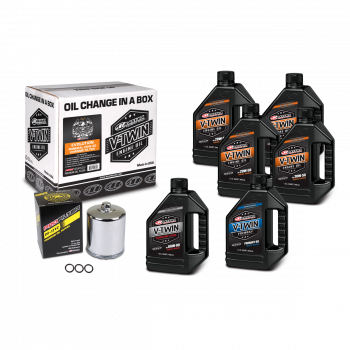 V-TWIN OIL MIN, CHROME FILTER, EVO (KIT) V-TWIN OIL MIN, CHROME FILTER, EVO (KIT)