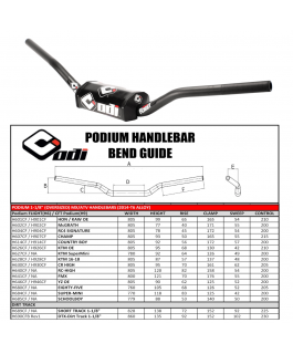 FLIGHT 1-1/8 BARS YZ OE BLK