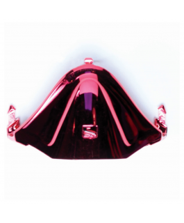 NOSE GUARD RED CHROME