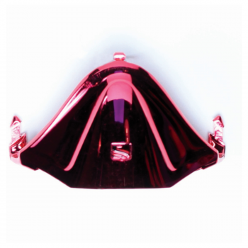 NOSE GUARD RED CHROME