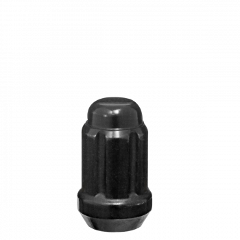 12MM X 1.25 TAPER SPLINE BLK LUG EACH