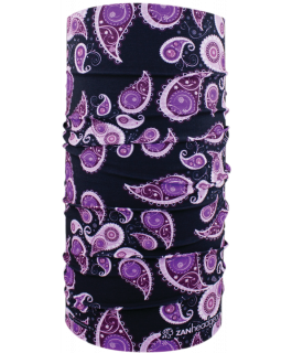 MOTLEY TUBE 100% POLYESTER PURPLE PAISLE
