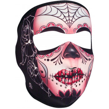 FULL MASK, NEOPRENE, SUGAR SKULL FULL MASK, NEOPRENE, SUGAR SKULL